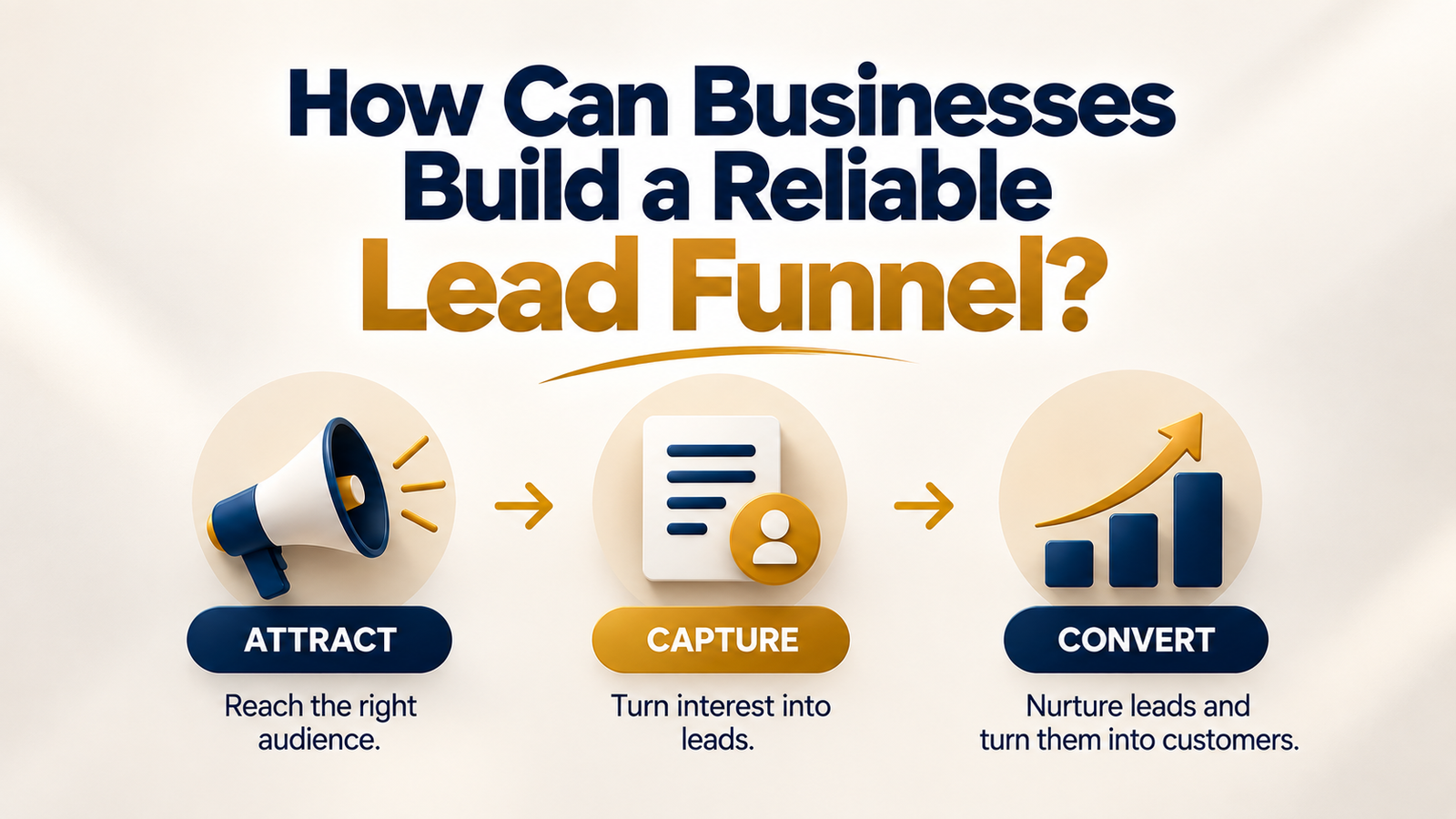 Guide cover: How businesses can build a reliable lead funnel — Extradigitz