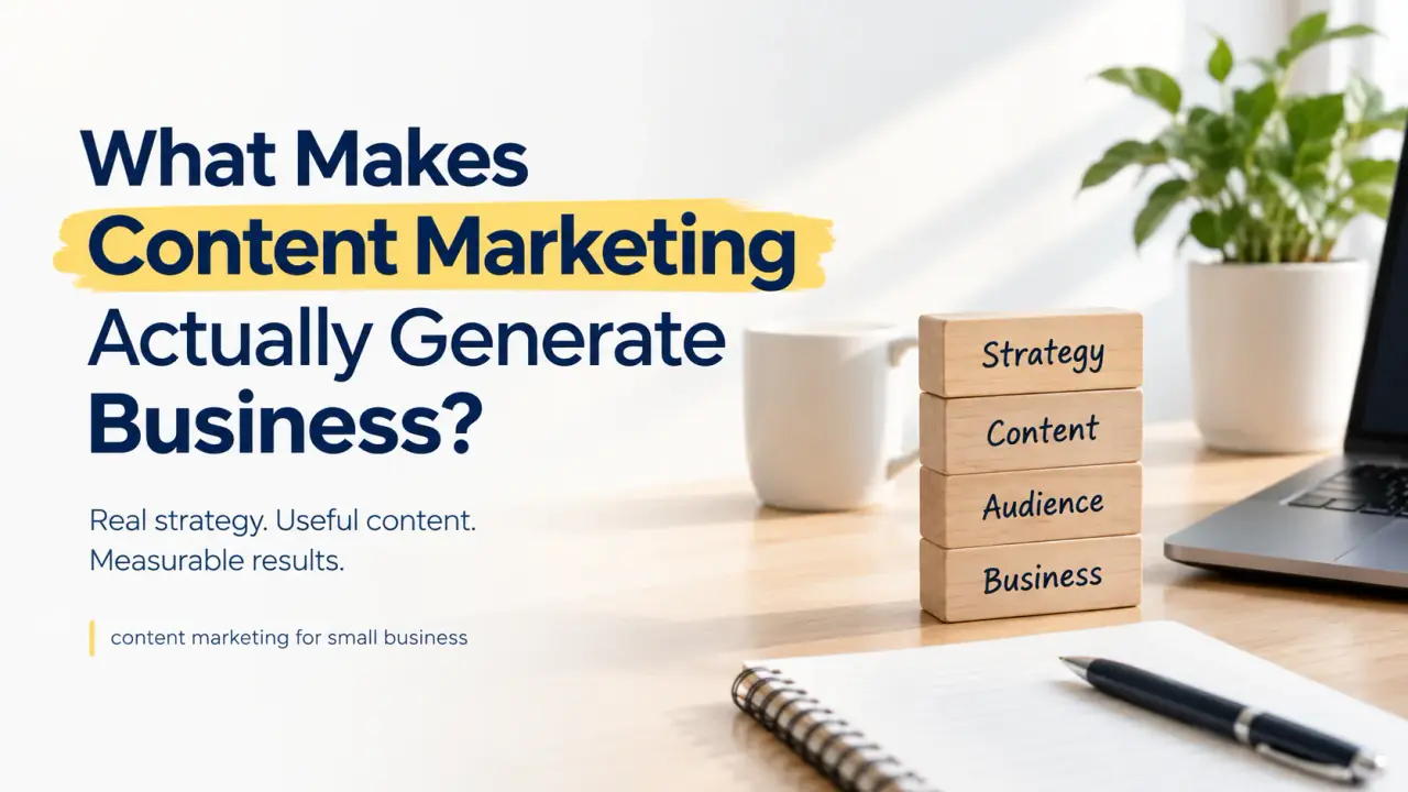 What makes content marketing actually generate business - Extradigitz