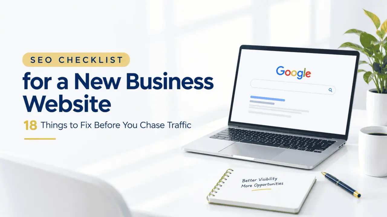 SEO checklist for a new business website