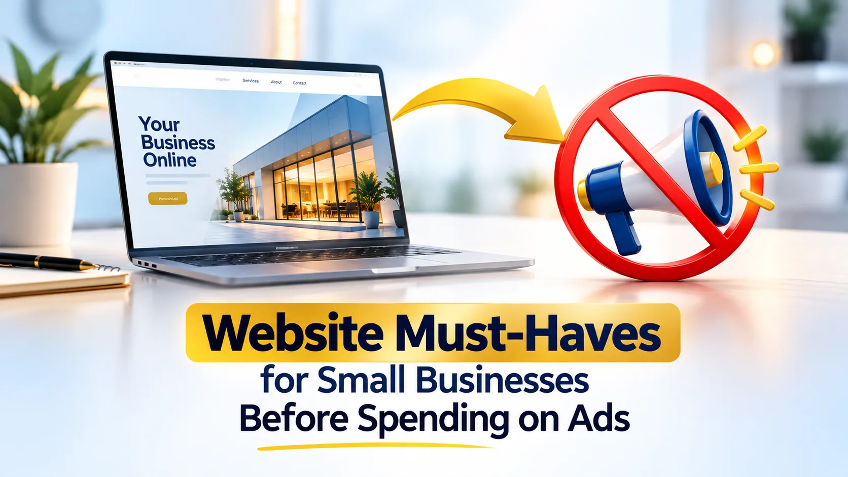 Website checklist before running ads